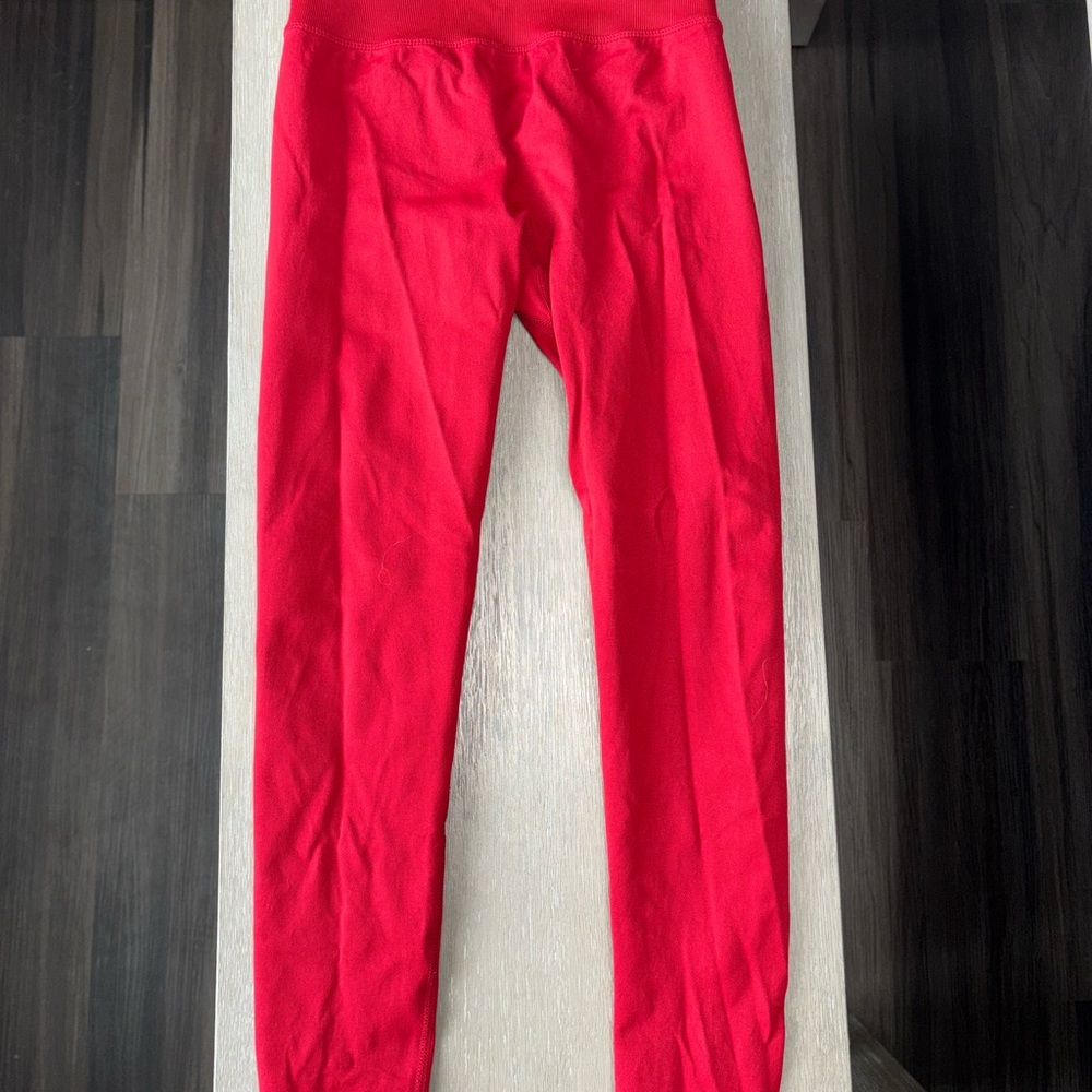 DFYNE Vibrant Red Women's Leggings